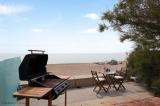 Strangway Beach House decking on to the beach
