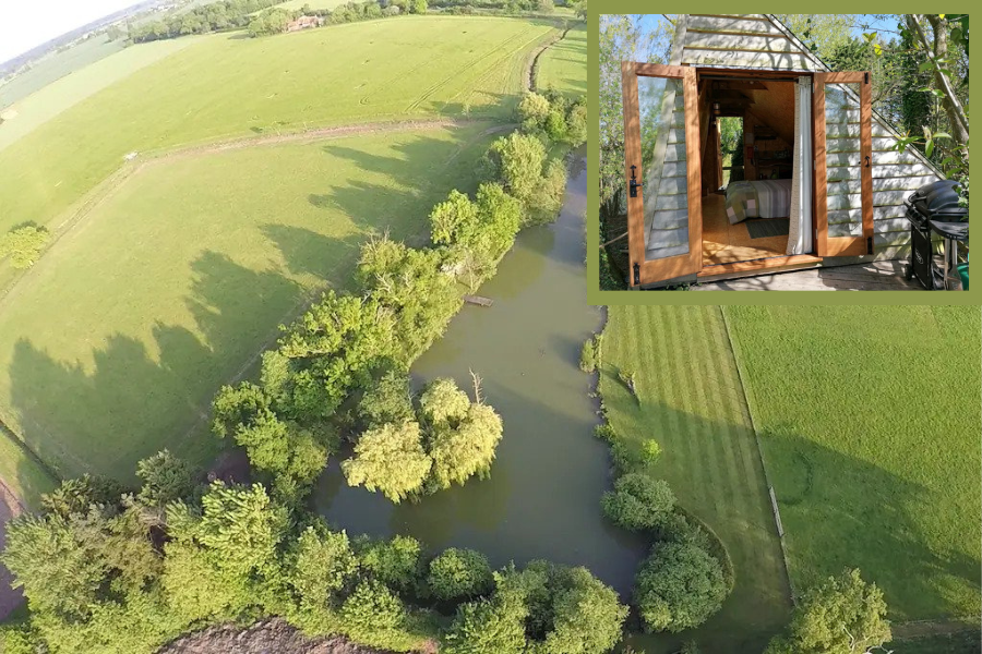 Little Island Retreat with lake location 