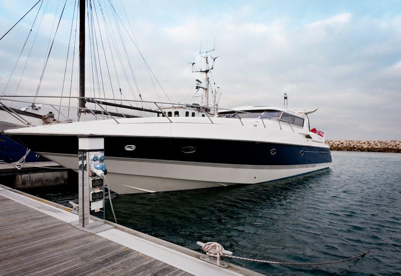 Sunseeker Renegade Sunseeker Renegade moored near Weymouth